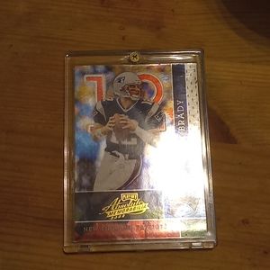 Tom Brady 2nd Year 2002 Playoff Absolute Football Card